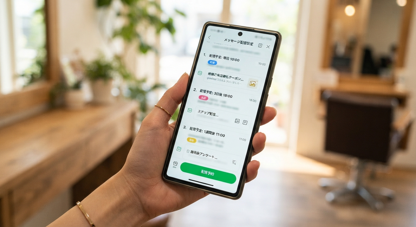 LINE配信の管理画面